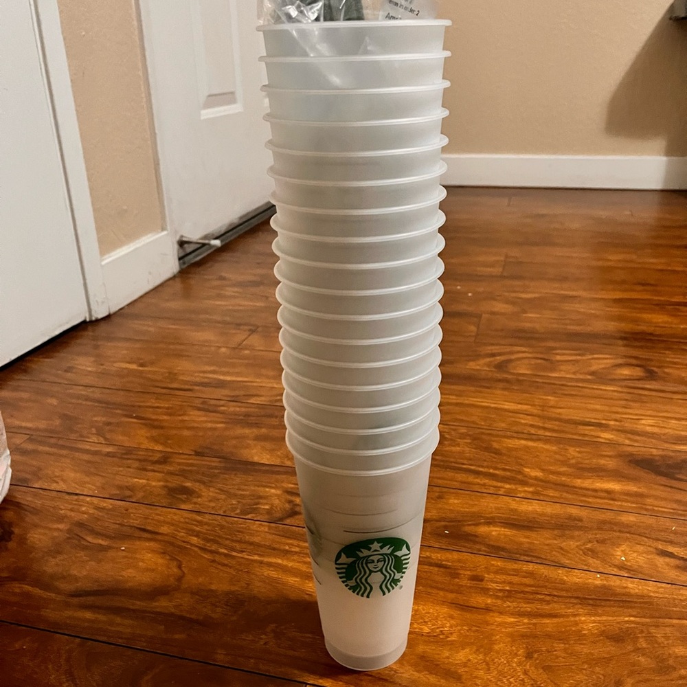 Starbucks reusable ice cups